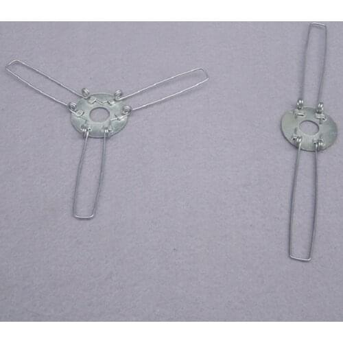 Two or three forks galvanized fixing spring clip fixing lampshade shrapnel for pandent lamps and lanterns accessories