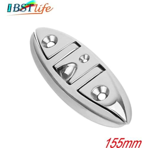 Stainless Steel 316 marine grade Boat Flip Up Folding Pull Up Cleat Dock Deck marine hardware Line Rope mooring Cleat accessorie
