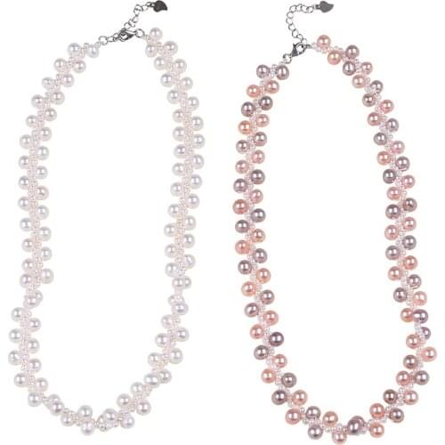 5-6mm potato pearl choker necklace jewelry