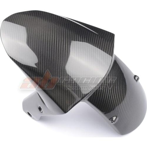 Front Fender Hugger Mudguard For Kawasaki ZX10R 2008 2009 2010 Full Carbon Fiber 100% Twill