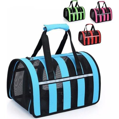Small Dog Travel Bag Pet Carrier Portable Pet Carrier Purse Breathable Puppy Dog Handbag breathable Outdoor cat carrier bag
