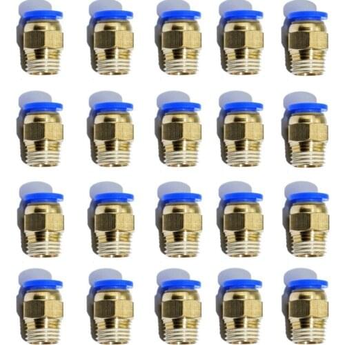 Pneumatic Connectors Pc4-01 Remote For V6 V5 J-head Bowden 1.75mm Ptfe Tube 3d Printer Parts Quick Coupler Fittings Hotend Part