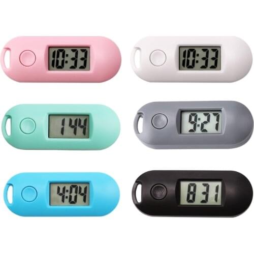 Mini Portable Silent Digital Electronic Clock for student Exam Study Library A0KF
