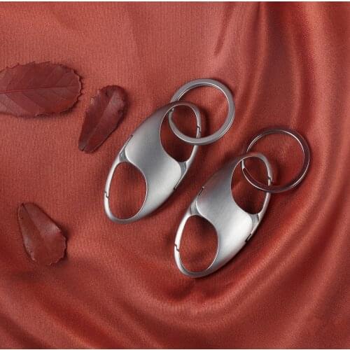 304 stainless steel luxury hook men women key chain Car keychain Creative Shape Key Ring Holder Bag Charm Pendant Accessory