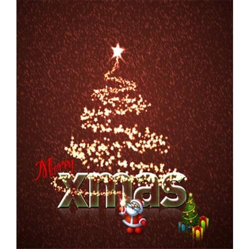 Christmas Tree Vinyl Backdrop for Photography 5x7 ft Custom Background Xmas for Family Photos Vinyl Studio Backdrops
