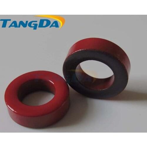 Tangda Iron powder cores T90-2 OD*ID*HT 23*13.5*10 mm 10nH/N2 10uo Iron dust core Ferrite Toroid Core Coating Red gray