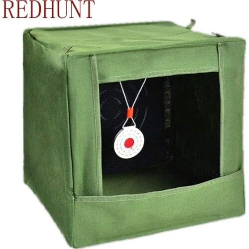 30cm*30cm Foldable Target Box Portable Army Shooting Target Box Hunting Aiming Practice with Bullseye