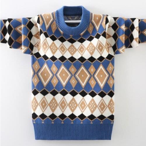 Big kids pure cotton sweaters 3-17T teenage Spring-fall sweaters O-neck knitted pullovers baby boys clothes bottoming shirt tops