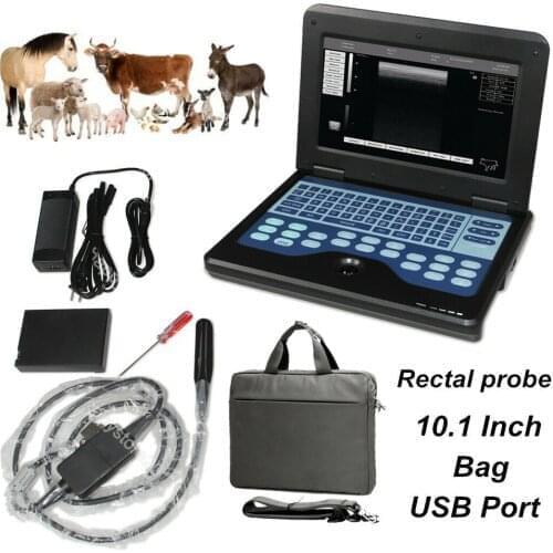 CMS6000P2-VET Cow Sheep Sow Pregnancy B Ultrasound Scanner Veterinary Ultrasonography Ultrasonic Detector endo-vaginal probe