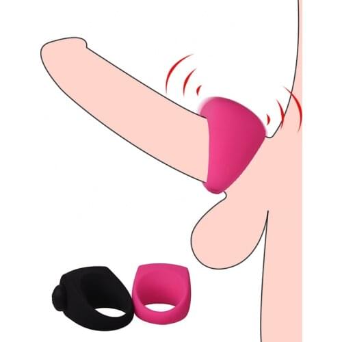 Vibrator Semen Lock Penis Rings Delay Ejaculation Penis Vibrating Cock Clitoral Erotic Adult Sex Toys For Men Male Masturbator