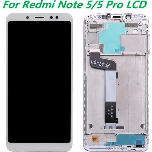 5.99'' For Xiaomi Redmi Note 5 LCD Display Touch Screen Digitizer Assembly For Xiaomi Redmi Note 5 Pro LCD Display With Frame