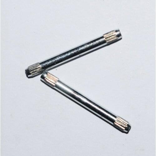 10/100pcs 2*20mm Roving shaft Knurled iron shaft/DIY toy part/technology model parts/baby toys for children/yuanmbm/tamiya
