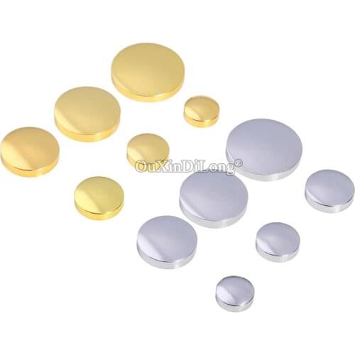 Brand New 100PCS Pure Brass Advertisement Nails Acrylic Glass Mirror Nails Fasteners Screws Decorative Cover Caps