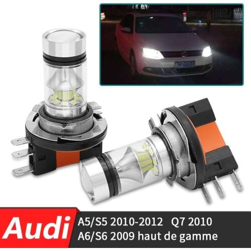 2PCS Car H15 LED Bulb Headlight 30W/60 Wireless Car Headlight Lamp 12V/24V Conversion Driving Light Fog light For V-W Au-di B-MW