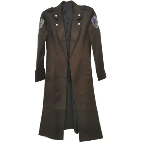 2021 Halloween Attack on Titan Jacket AOT Eren Jaeger Levi Rivaille Rival Ackerman New Coat Cosplay Costume Anime Japanese