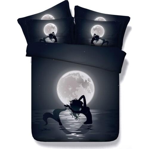 3D Mermaid Bedding set duvet cover bed in a bag sheets sheet bedspread quilt covers Cal King Queen size full double twin 4pcs
