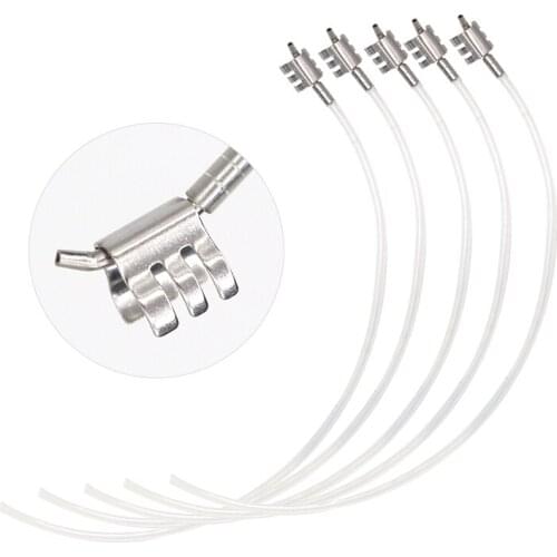 5pcs Dental Low Speed Handpiece Air Motor Tubes Pipes Hoses Clip Pipe External Spay Nozzle Dental Phone Water Pipe Accessories