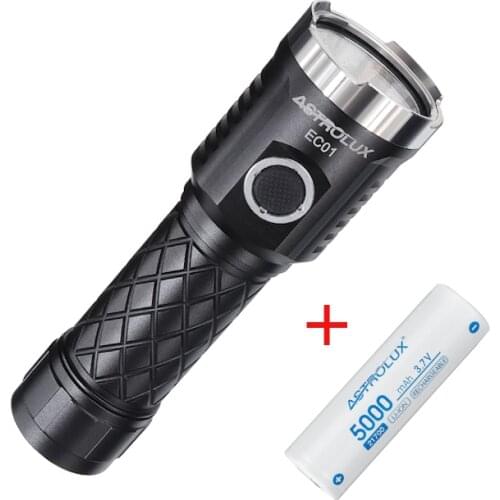 Astrolux XHP50.2 EC01 3500LM USB-C Rechargeable EDC Flashlight for Camping Torch Emergency Lamp Searching Fishing Spotlight