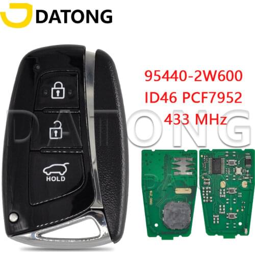 Datong World Car Remote Key For Hyundai IX45 Santa Fe 2012-2015 P/N:95440-2W600 433 ID46 PCF7952 Keyless Entry Replace Smart Key