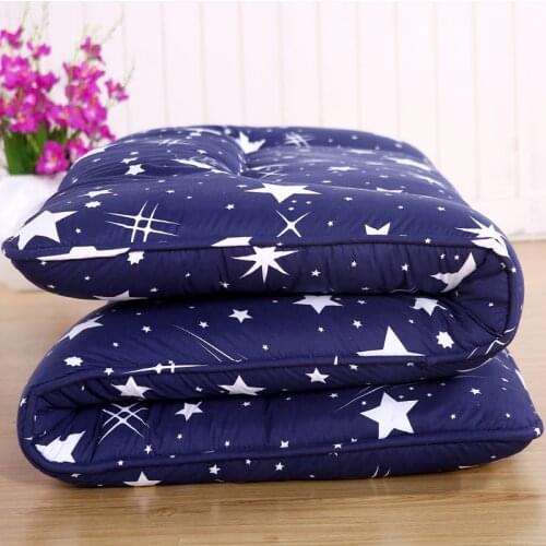 Shining Star 10CM Thickness Mattress Polyster Breathable Bed Mat Student Dormitory Single Mattress Tatami Bedroom Mat