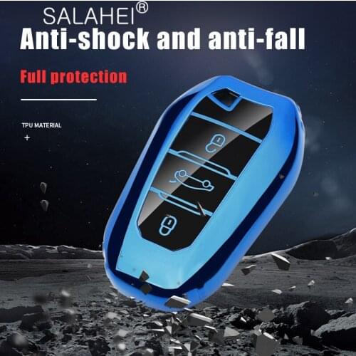 Car Key Cases Cover For Peugeot 208 301 308 508 308S 408 2008 3008 4008 5008 For Citroen C4 Picasso DS3 DS4 DS5 DS6 Accessories