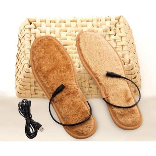 USB Electric Heating Foot Insole USB Warm Foot Warmer Charging Heating Insole Without Battery For Outdoor Skiing Hunting Camping