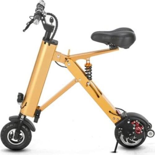 Electric Scooter With Seat 2 Wheels Electric Bicycles Lightweight 8 Inch 350W 36V Portable Foldable Electric Bike Girls/Women