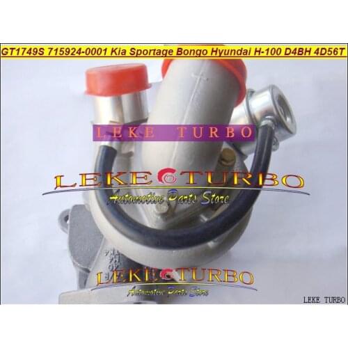 GT1749S 715924-5001S 715924 715924-5004S 715924-0002 Turbo For KIA Bongo Pregio For Hyundai Light Truck H-100 D4BH 4D56TCi 2.5L