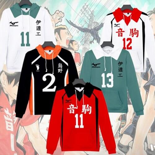 Anime Haikyuu Hoodies Sweatshirts Adult Men Hinata Shouyou Cosplay Hoodies 3D Casual Haikyuu Harajuku Hooded Pullover C35K146