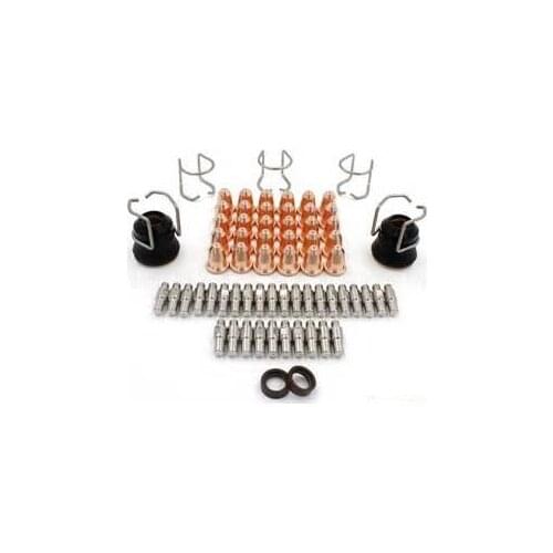 Trafimet S45 30A Consumables Kit 27PK with Spacer Retaining Cap Nozzle Electrode Swirl Ring PR0110 PD0116-08 PE0106 PC0116