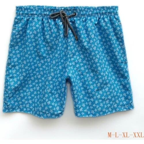 2021 New Brand Mens Board Shorts Luxury Tropical Swinwear Fast Dry Boardshorts Summer Surf Boxer MICRO RONDE DES TORTUES