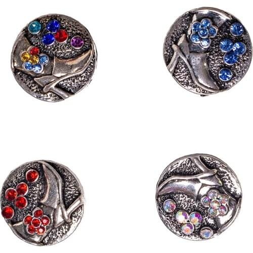New Hot Vintage High Heel Shoes crystal Buttons 20mm Sewing Accessories Supplies Decorative Crafts Drop Shipping MDB18-242