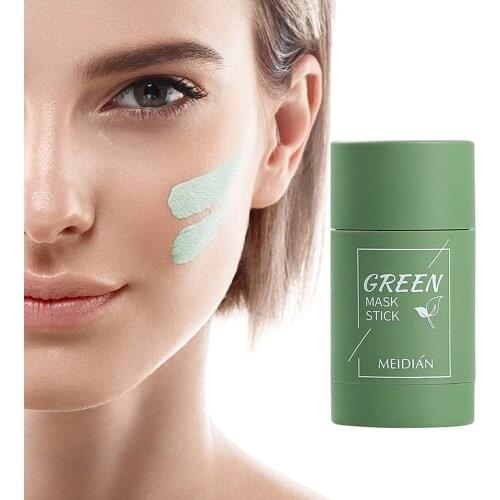 Cleansing Green Stick Green Tea Stick Mask Purifying Clay Face Mask Oil Control Anti Acne Brightening Whitening Skincare Product