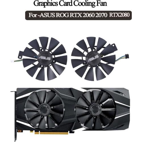 87mm T129215SH FDC10U12S9-C 4Pin Graphics Card Fan For ROG RTX 2060 2070 RTX2080