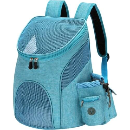 NEW Portable mesh Dog Bag Breathable Dog Backpack Foldable Large Capacity Cat Carrying Bag Portable Outdoor Travel Pet Carrier