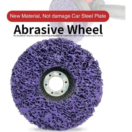 Poly Strip Disc Abrasive Wheel Paint Rust Remover Clean Grinding Wheels for Durable Angle Grinder Car Truck Motorcycles