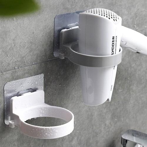 1pcs New ABS Bathroom Shelf Storage High Quality Wall-mounted Hair Dryer Holder Rack Organizer Hairdryer Bathroom Accessories