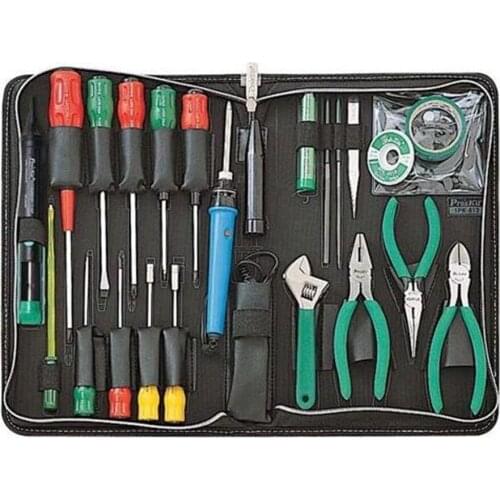 1PK-813B-1 Basic Electronic Toolkit (220V), Hand Tool Set Screwdriver Pliers Needle File Tools Set