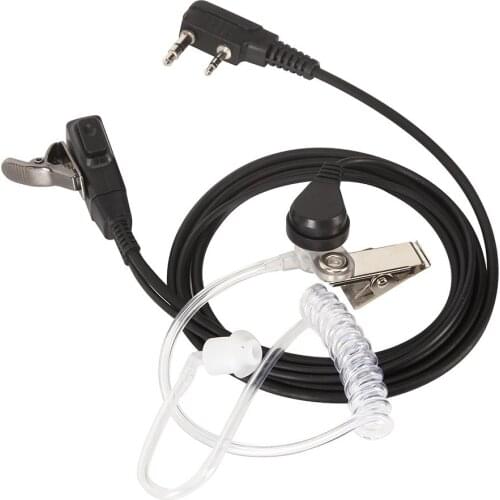 2Pin Acoustic Tube Headset Earpiece for HYT Baofeng UV-5R BF-888S Walkie Talkie