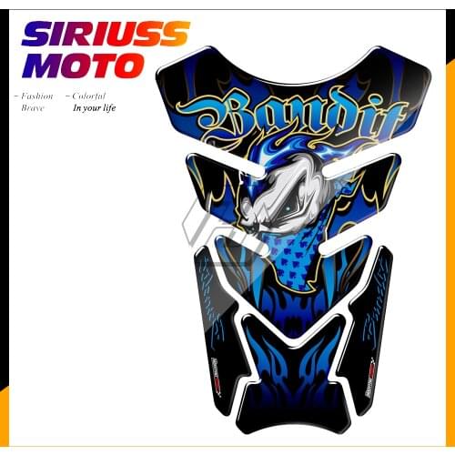 3D Motorcycle Tank Pad Gel Protector Sticker Bandit Tankpad Case for Suzuki Bandit 600 650 1200 1250 650S 600S ABS