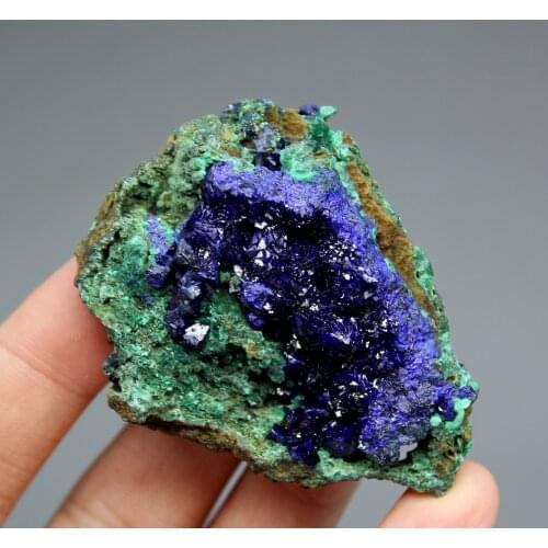 50g Natural beautiful Shiny Azurite mineral specimen crystal Stones and crystals Healing crystal Free shipping