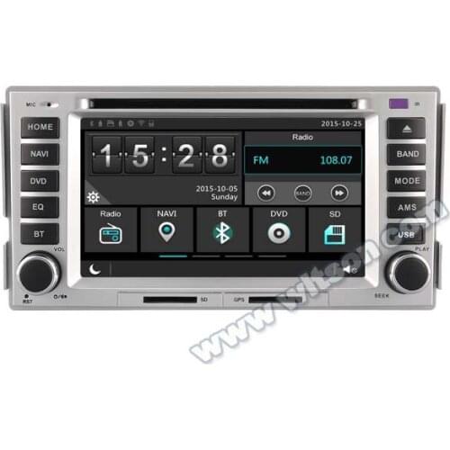 6.2" Capacitive Touch Screen Car DVD for Hyundai Santa Fe 2007-2011 & Hyundai Elantra 2000-2006 with Front DVR Camera Support