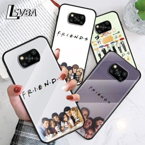 Friends tv Show For Xiaomi POCO F3 F2 X3 NFC X2 M2 Pro Tempered Glass Hot New Shell Luxury Cover Phone Case