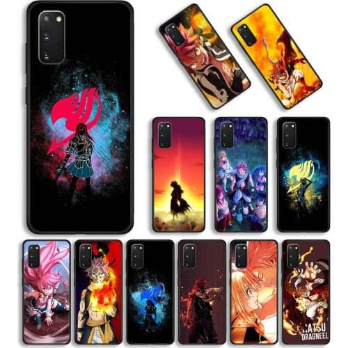 Anime Manga Fairy Tail Cover For Samsung Galaxy S20 FE S21 Ultra S10 S9 Plus Lite 5G S10E Silicon Soft Black Case