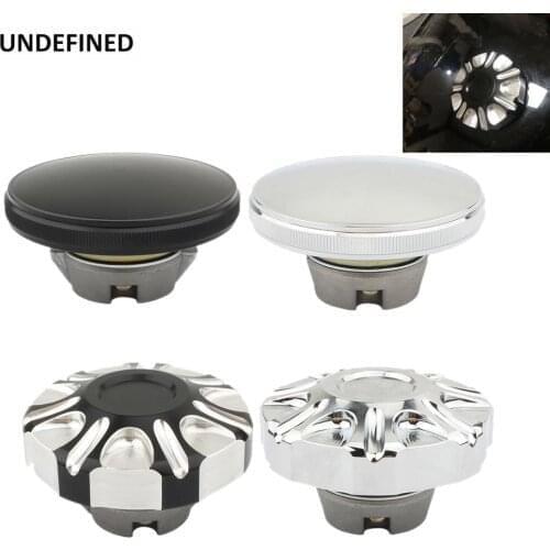 Motorcycle Fuel Tank Gas Cap Black Knurled Vented Oil Caps Cover CNC Aluminum for Harley Street 750 500 XG750 XG500 2015-2019