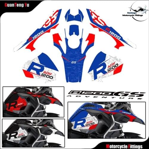 For BMW R1200GS Adventure R1200GSA 2014-2017 New Motorcycle protective film sticker Fairing fender fuel tank decoration sticker
