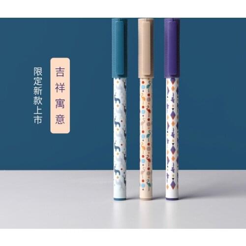 3pc/set Kaco JUMBO Gel Pen Super Durable Sign Pen Roller pens 1600m Writing for School Office Student Drawing Ink Pen Sets