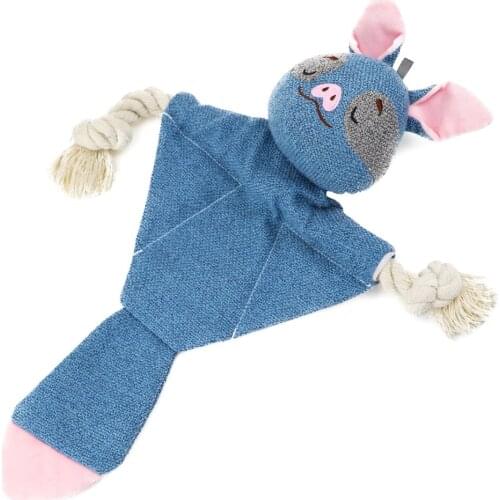 Cute Dogs Toys Vocal Animal Shape Raccoon Squirrel Fox Bat Pet Interactive Toys Bite Resistant Dogs Squeaky Dog Chew Toys