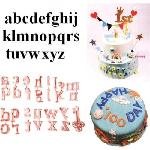 Polymer Clay Tool Plastic Capital/letter/number Embosser Cutter Cake/cookie Stamp Impress Fondant Mold Decorating Stamping Tools