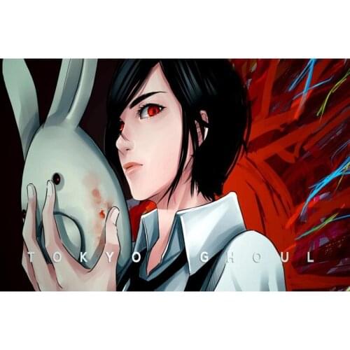 Nice Custom Tokyo ghoul Poster Home Decor Cloth Fabric Posters Best Gift Canvas Posters 20X30cm,27X40cm,30X45cm